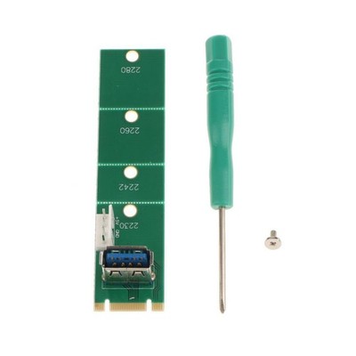 Super Speed   M.2 NGFF Zu USB 3.0 Riser Card PCI-E Erweiterungskarte Für