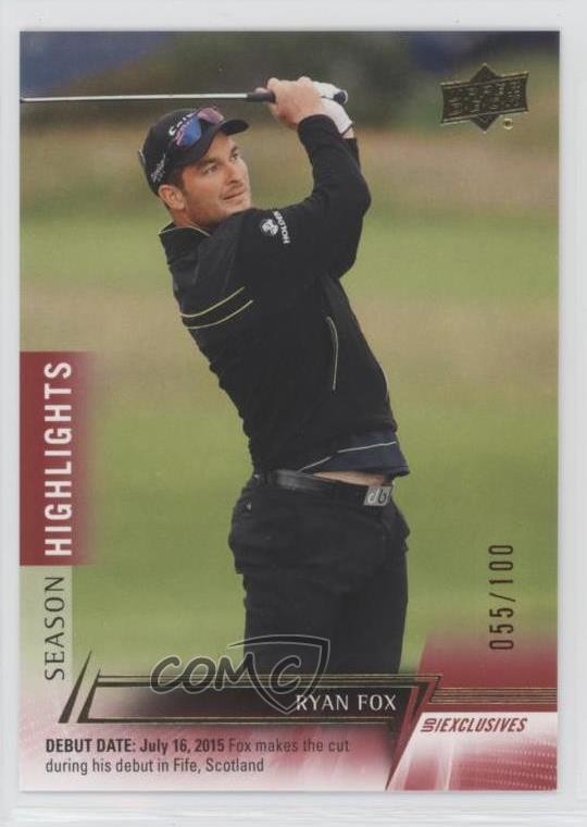 2024 Upper Deck Debuts UD Exclusives 55/100 Ryan Fox #69 Rookie RC v5t