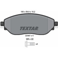 Textar 2208701 Bremsbelagsatz FüR Opel Renault Fiat Vivaro Trafic Talento X82