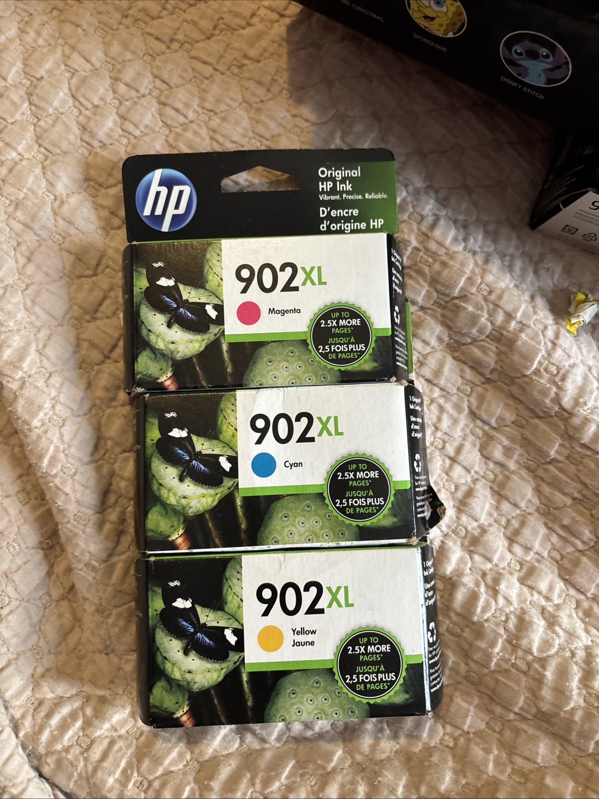 HP 3JB34AN Original Ink Cartridge Set - Yellow, Magenta, Cyan, Black-image