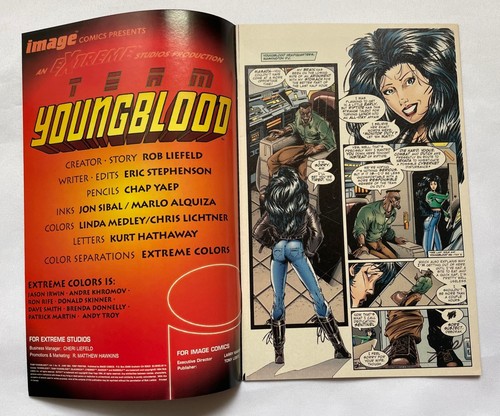 TEAM YOUNGBLOOD #10 (Image Comics, 1994) Rob Liefeld VF/NM - Picture 7 of 8