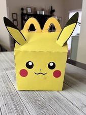 Pok mon 25th Anniversary McDonald s Happy Meal Pikachu Box 2021