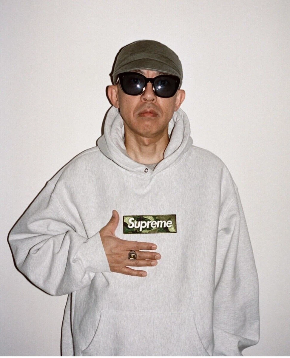 Supreme Box Logo Hooded Sweatshirt (FW23) ASH GREY M ✓ IN HAND