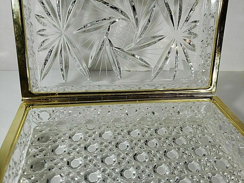Vintage Baccarat Style Crystal Jewelry Box/Caskets (Two Versions) - Picture 5 of 9