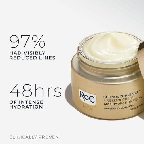 ☆RoC Retinol Correxion Line Smoothing Max Daily Hydration Intensive Anti-Wrinkle - Bild 7 von 11
