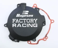 Boyesen Factory Clutch Cover Black For KAWASAKI KX85 KX100 KX112 1998-2022