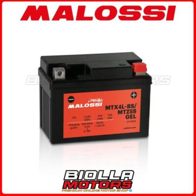 MTX4L-BS / MTZ5S BATTERY MALOSSI GEL YAMAHA Jog CV 50A 50 2007 YTX4L / YTZ5S 44