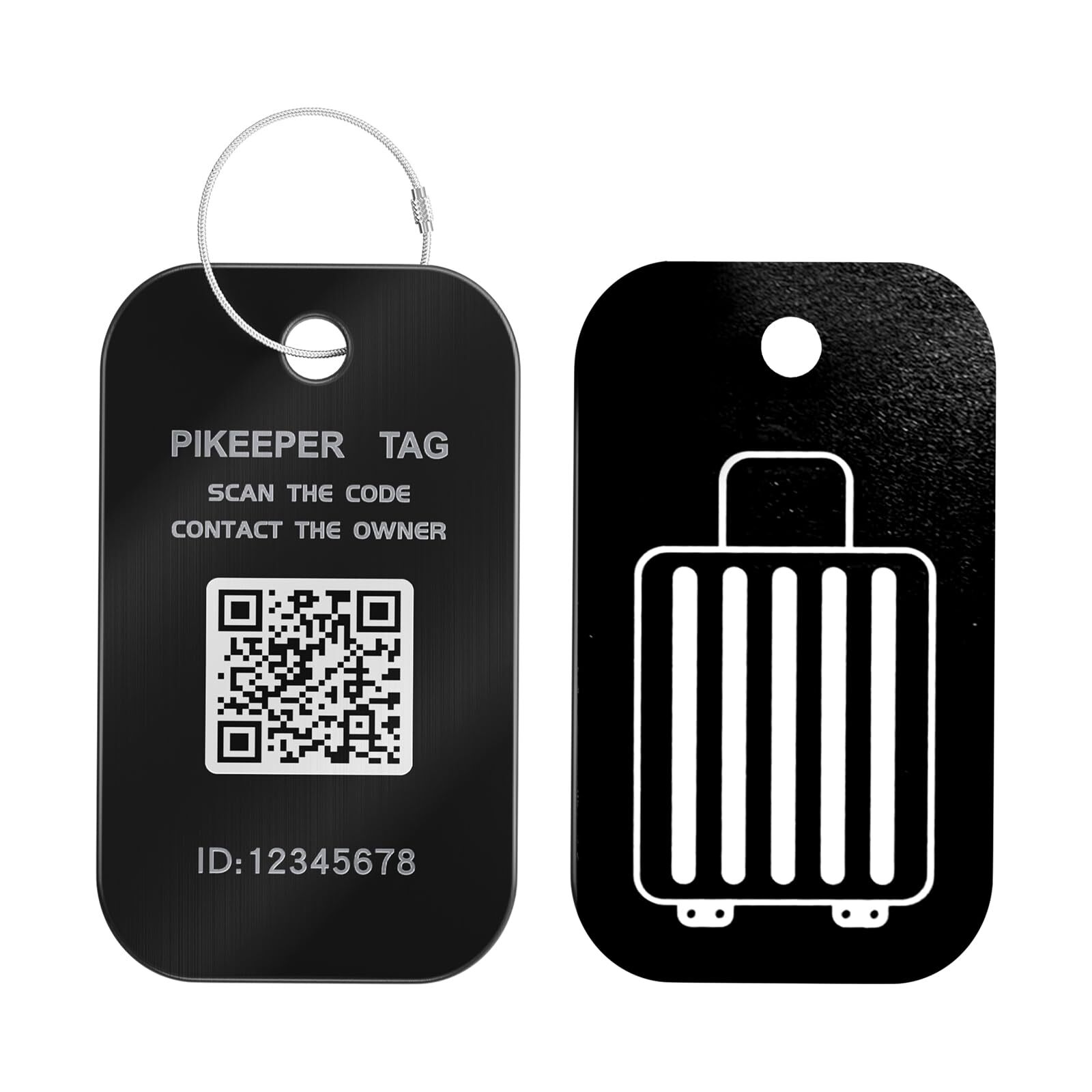 Smart Luggage Tags for Suitcases, QR Code Retrieve Suitcase Tag Information S...