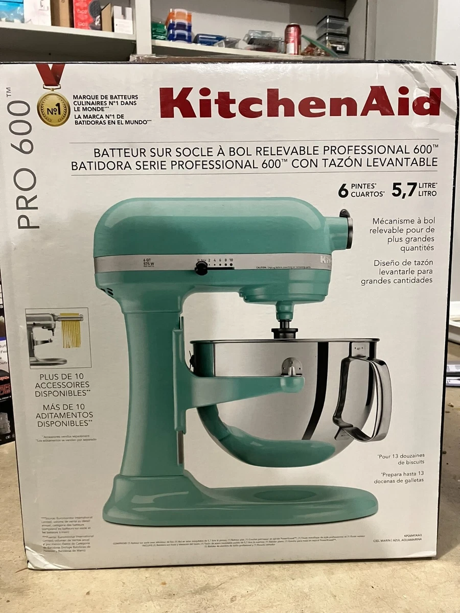 KitchenAid 5-Quart 10-Speed Aqua Sky Residential Stand Mixer in