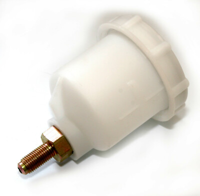 raceparts.cc  Flüssigkeitsbehälter, 120 ml, 7/16''-20 UNF Aussengewinde (Dash 4)