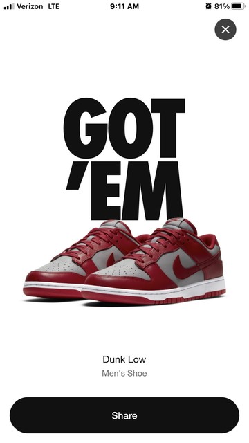 men's dunks low size 12