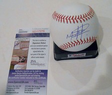 Jorge Mateo Signed Official Baseball w/JSA Signature Debut COA Orioles
