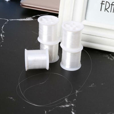 5 Rolls Transparent Nylon Clear Sewing Thread For Clothing Diy Jewelry Beading 5 Rolls Transparent Nylon Clear Sewing Thread For Clothing Diy Jewelry Beading