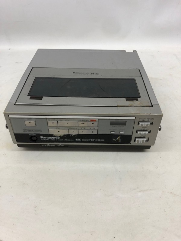 Panasonic PV-6000 Portable Video Cassette Recorder Untested NO Battery