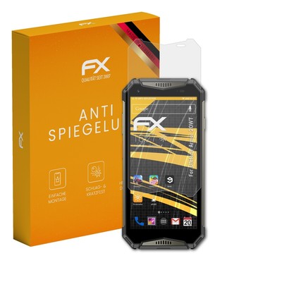 atFoliX 3x Displayfolie für Ulefone Armor 20WT Schutzfolie matt&stoßfest Folie