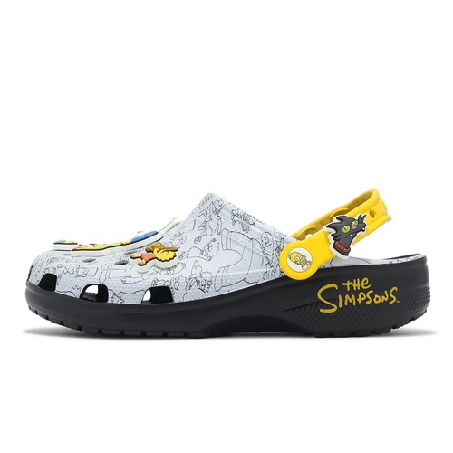 Crocs X Los Simpson Clásico Zueco Intro Secuencia Hombres Unisex Sandalia 211106-90H - Imagen 2 de 8
