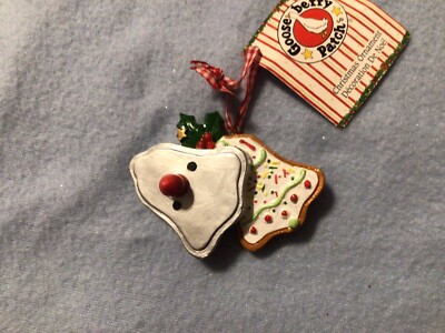 Christmas Gingerbread Cookie & Cutter Gooseberry Patch ￼Ornament New Kurt Adler