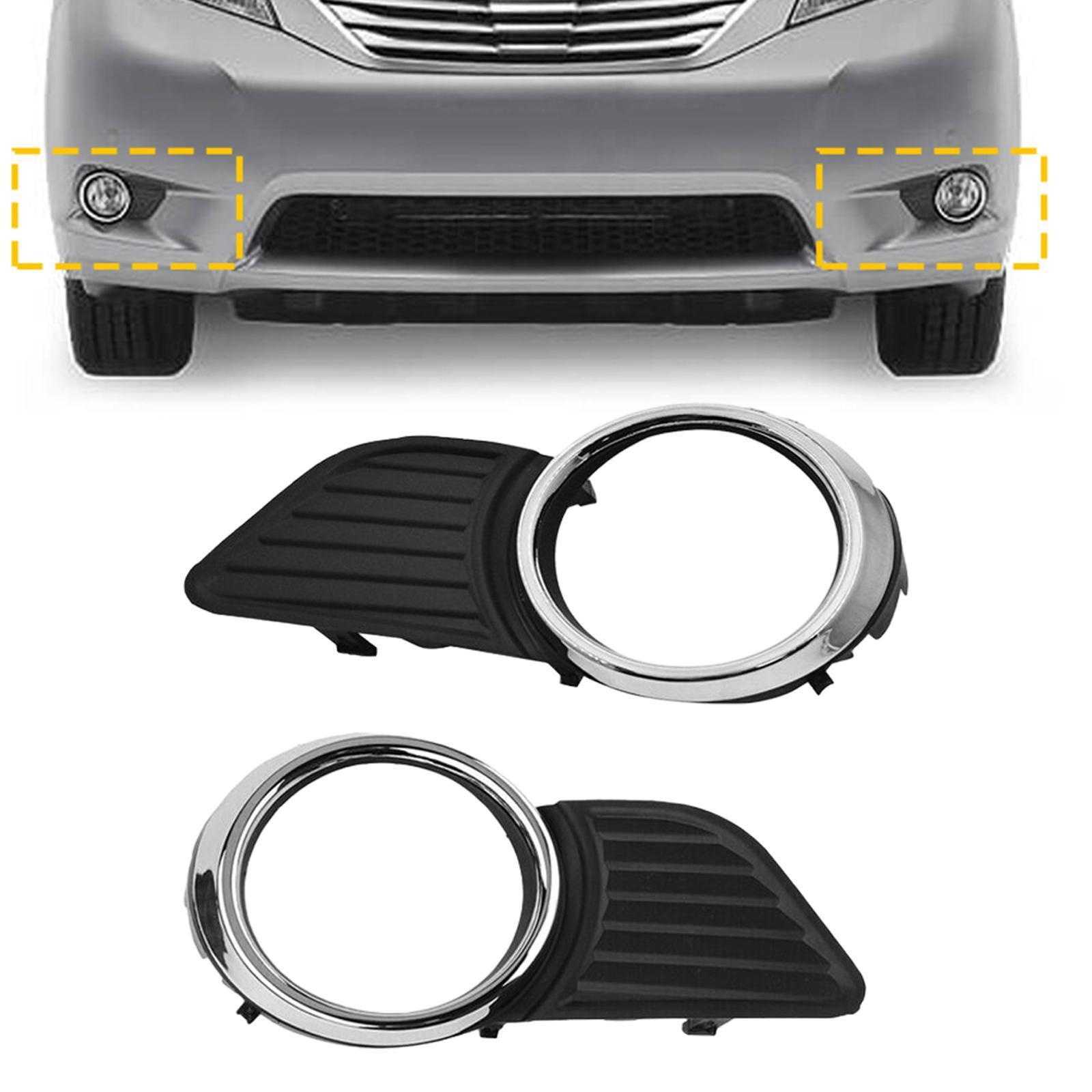 2Pcs Front Fog Light Frame Cover Trim Fog Light Bezel Light Base 5212708030 for