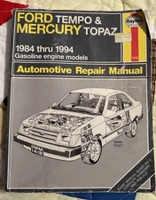 Haynes Automotive Repair Manual Book, 1984-1994 Ford Tempo Mercury Topaz