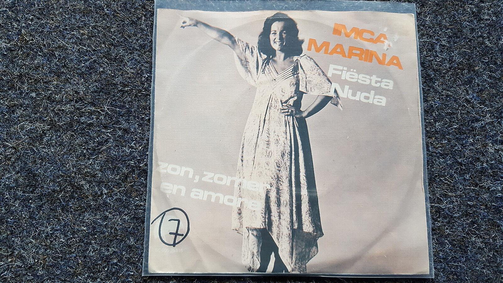 7"" Single Vinyl Imca Marina - Fiesta nuda SUNG IN DUTCH
