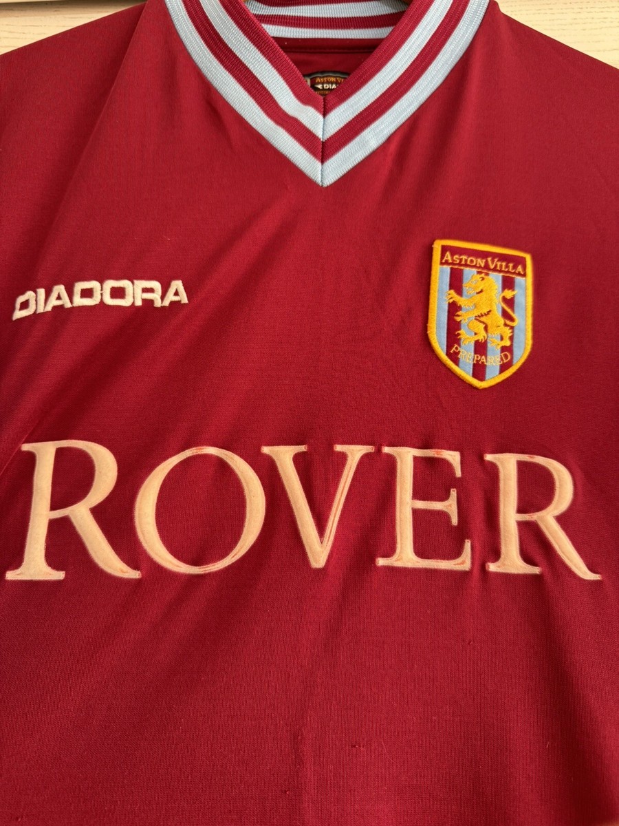 Vintage Aston Villa 2002-2003 Home Soccer Jersey Football