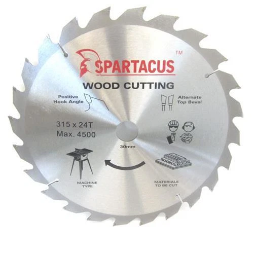 Spartacus Wood Cutting Saw Blade 315 mm x 24 Teeth x 30mm AL-KO Woodmaster - Image 1 of 1