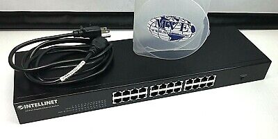 524162 Intellinet Network Solutions 24-Port Gigabit Ethernet Rackmount Switch 