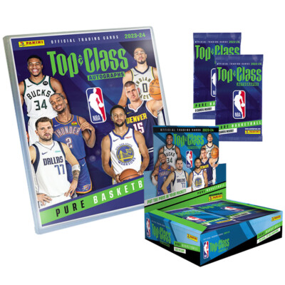 Top Class NBA Pure Basketball 2023/24 Trading Cards Booster Display Starter
