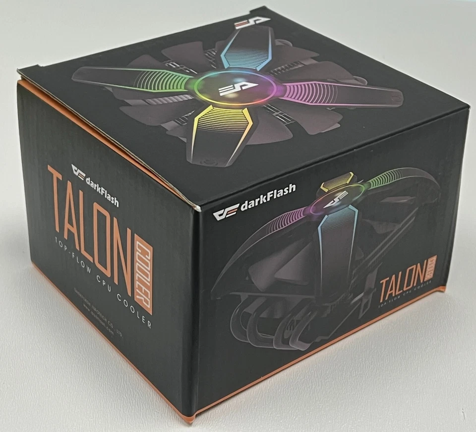 DarkFlash Talon LGA1151 AM4 CPU Cooler RGB PWM Fan Four Heat Pipes DF-CPU-TALON - Image 3 of 4