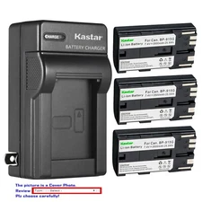 Kastar Battery AC Wall Charger for Canon V400 V420 V500 V520 XF100 XF105 XF200