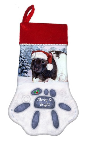 Rat Holiday Christmas Stocking - Picture 13 of 21