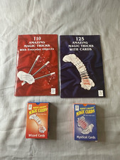 Marvins Amazing Magic Trick Books Wizard and Mystical Cards Set