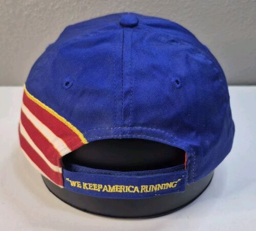 Napa Racing #15 Nascar Keep America Running Red White Blue Flag Hat Cap VGC - Picture 3 of 7