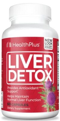 Health Plus Liver Detox  Dietary Supplement - 60 Capsules