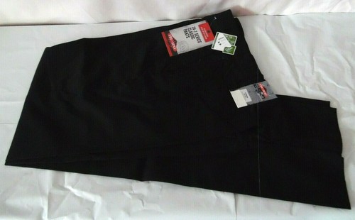 black classic pants zipper snap closure 