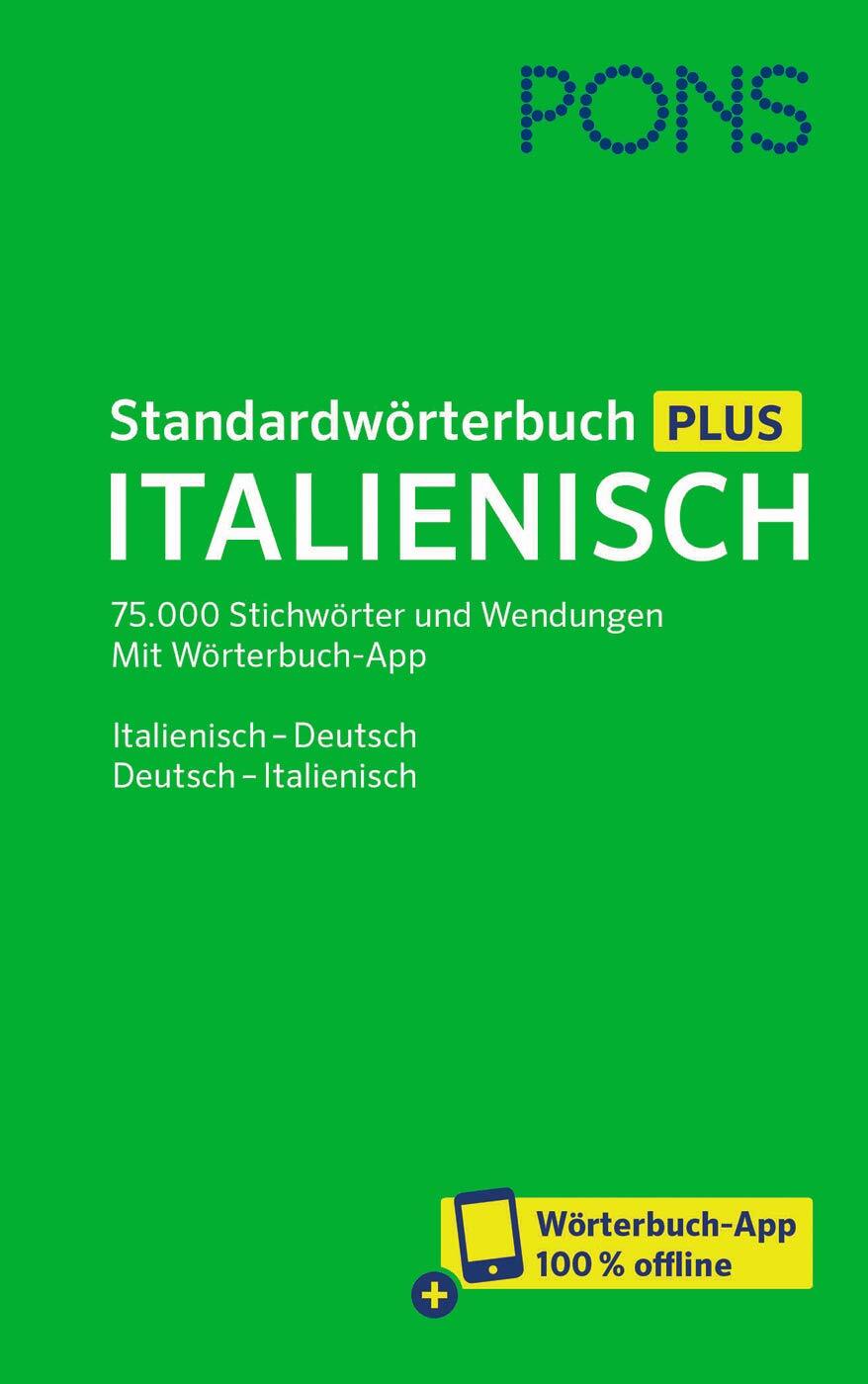 9783125161863 PONS Standardwörterbuch Plus Italienisch: 75.000 ...- Italienisch