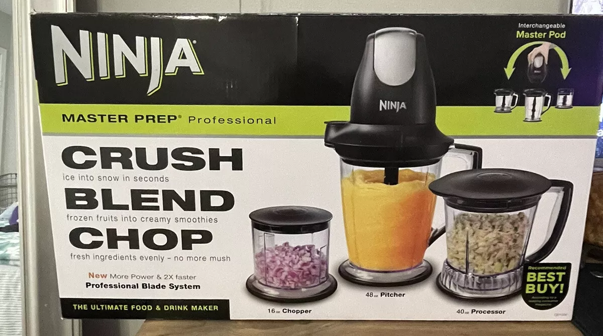 Ninja Master Prep Professional Blender/Food Processor with 16 Oz