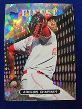 🌟 AROLDIS CHAPMAN #/5 2013 TOPPS FINEST ATOMIC REFRACTOR #31 REDS RARE SP