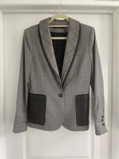 Euc Black + White L.a.m.b. Gwen Stefani Blazer/jacket Size 8