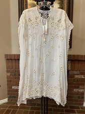 NWT Johnny Was Aloha Poncho Cover Up Tunic Size S MSRP 285