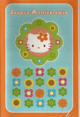 Hello Kitty Carte Joyeux Anniversaire Fleurs Multicolores Ebay Hello Kitty Carte Joyeux Anniversaire Fleurs Multicolores Ebay