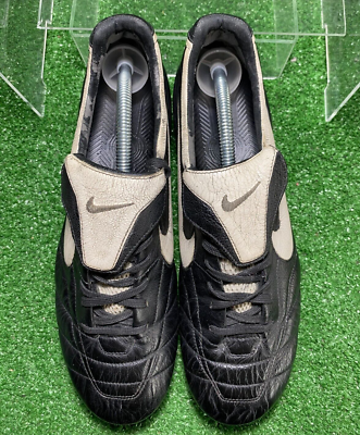 2006 Nike Tiempo SG Legend II Elite Black R10 Ronaldinho Leather