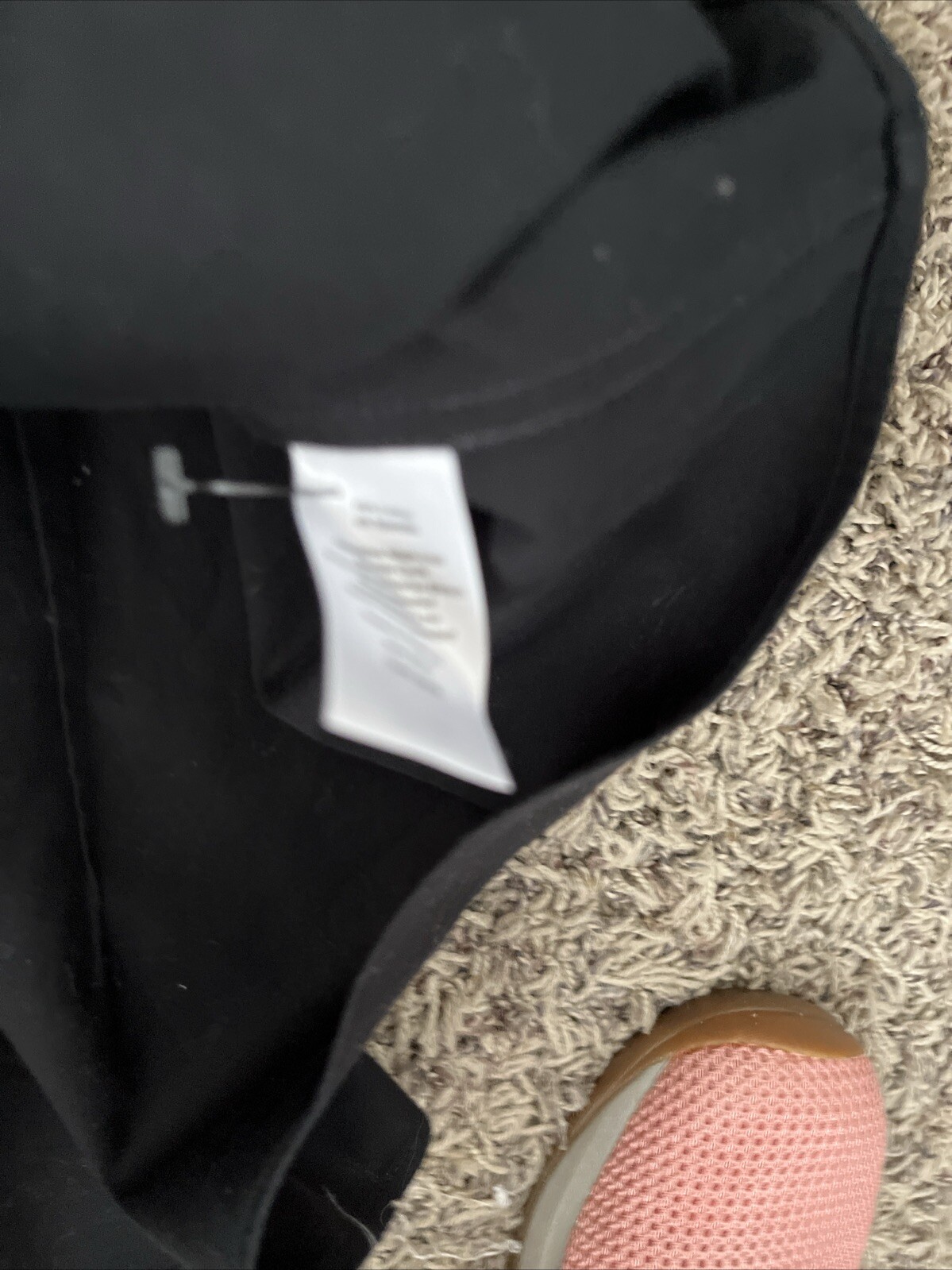 TALBOTS Solid Black Non Iron Button Up Shirt Blou… - image 7