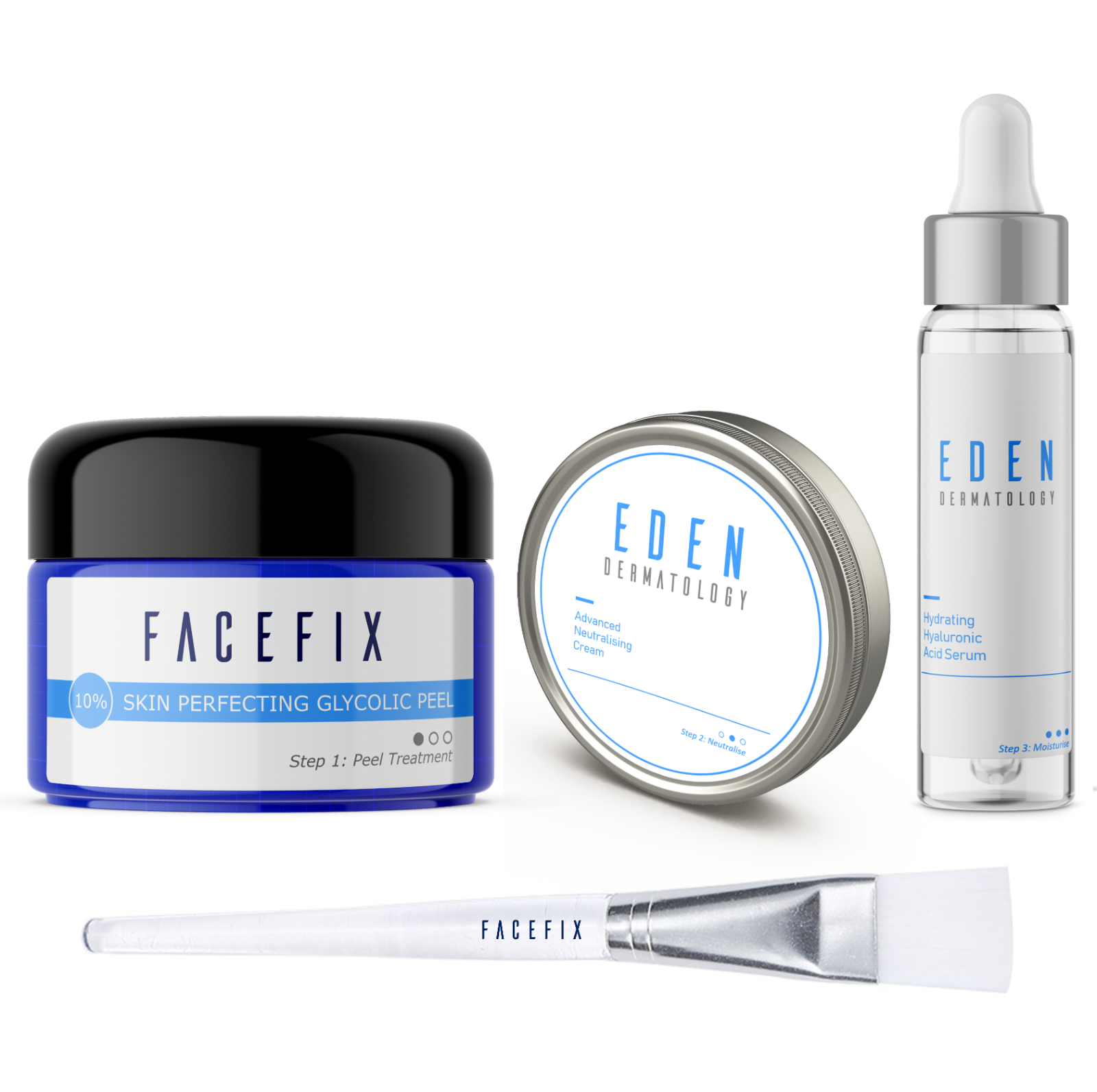 Glycolic Acid Peel, Cream 10, 15, 20, 30 + Op Neutraliser & Serum