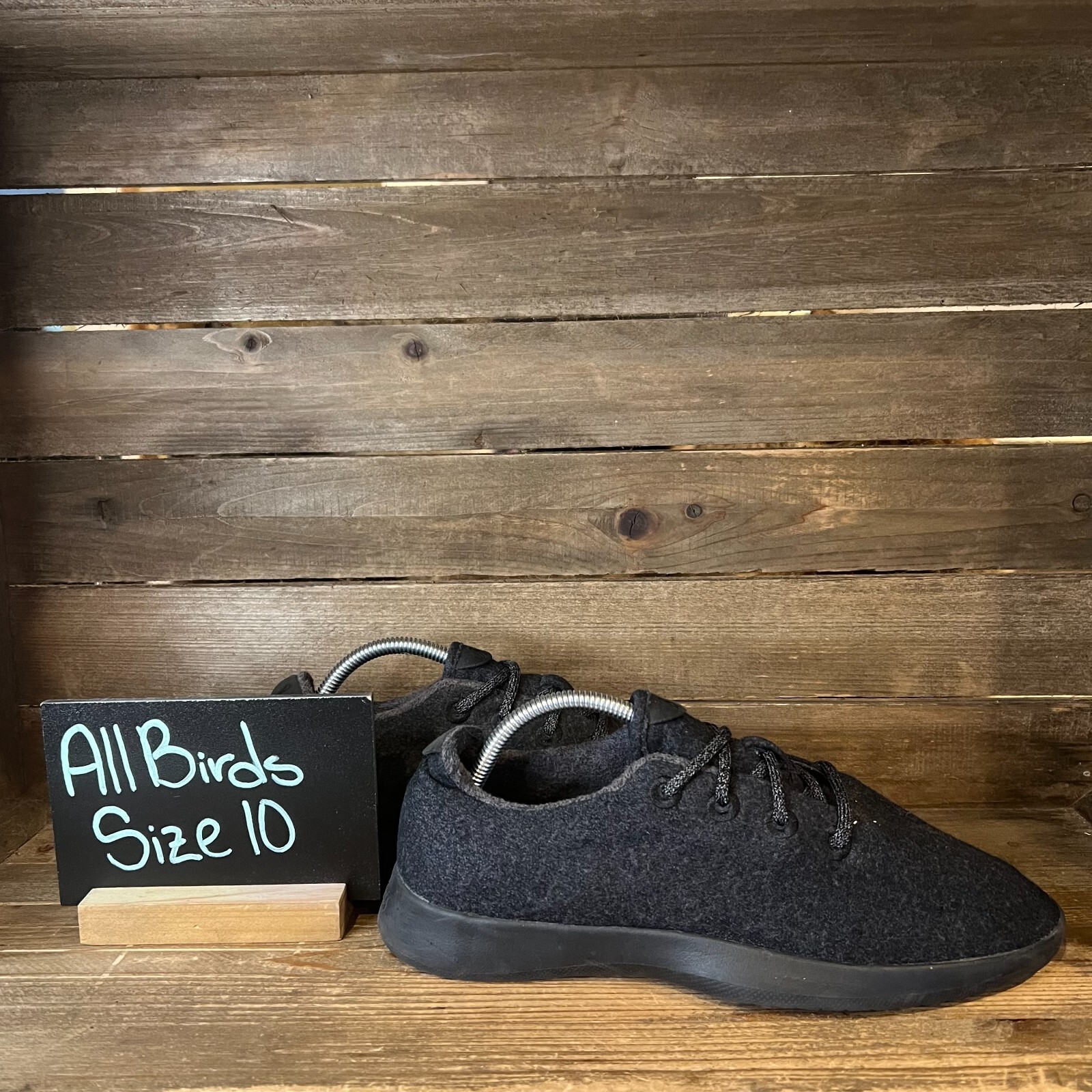 SAOLA Scarpe da ginnastica uomo Allbirds lana runner grigie stringate misura 10 D ottime condizioni