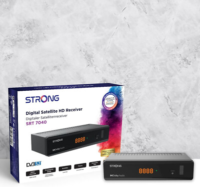 HDTV HD Digital SAT Receiver Strong Germany HD DVB-S2 USB PVR Ready