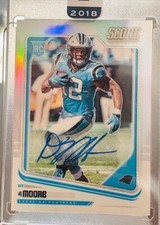 DJ Moore 2018 Panini Honors Score Update Silver Prizm Rc Auto /75 SP Bears