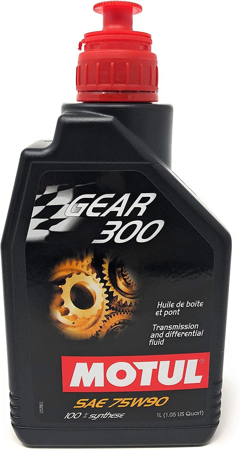 Motul 105777 Gear 300 75W90 100% Synthetic Gearbox and Diffe