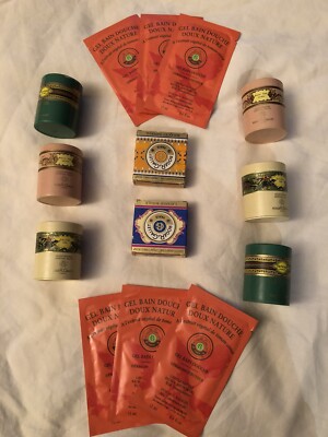 Lot ROGER GALLET 6 1oz Bath Salts + 2 Travel Soaps + 6 Gel Bain Douche .4oz NIP