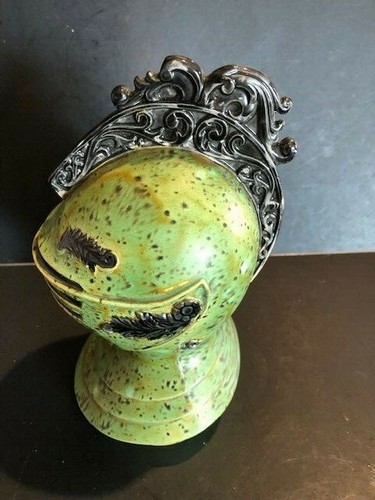 Renaissance Handmade Ceramic Knights Armor Figurine Statue - Picture 4 of 7